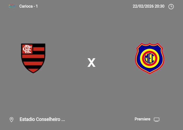 Flamengo x Madureira: Informações da partida | 22/02/2026