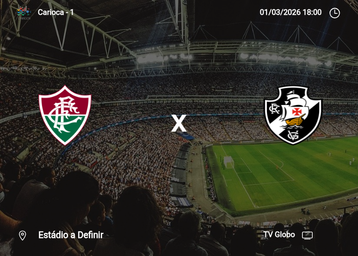 Fluminense x Vasco DA Gama: Informações da partida | 01/03/2026