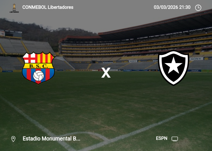 Barcelona SC x Botafogo: Informações da partida | 03/03/2026