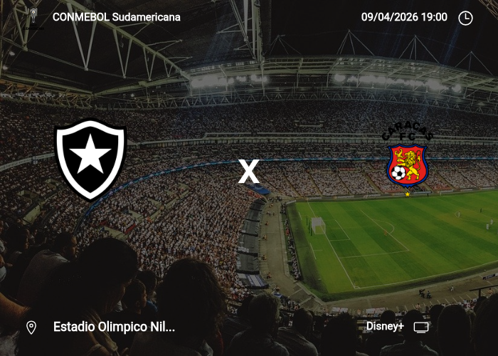 Botafogo x Caracas FC: Informações da partida | 09/04/2026