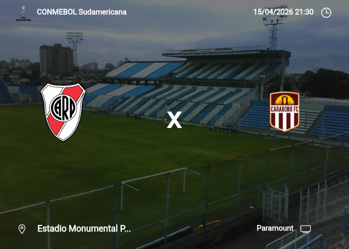 River Plate vs Carabobo FC: Información del juego | 15/04/2026