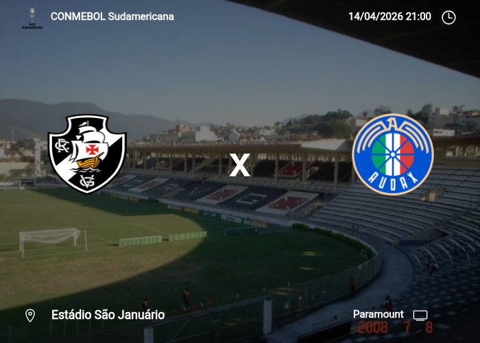 Vasco DA Gama x A. Italiano: Informações da partida | 14/04/2026