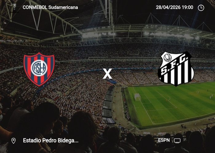 San Lorenzo x Santos: Informações da partida | 28/04/2026
