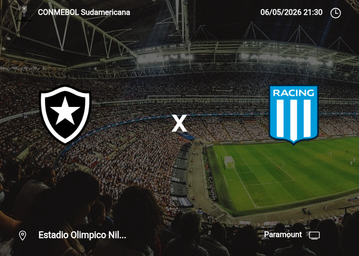 Botafogo x Racing Club: Informações da partida | 06/05/2026
