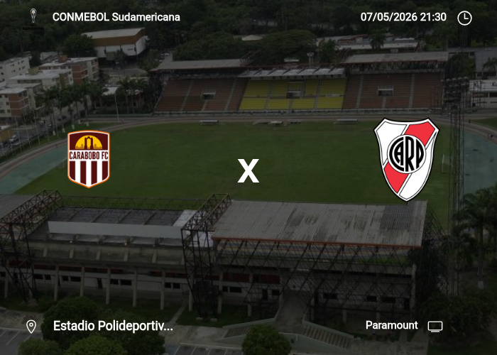 Carabobo FC vs River Plate: Información del juego | 07/05/2026