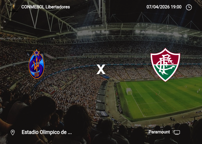 Deportivo La Guaira x Fluminense: Informações da partida | 07/04/2026