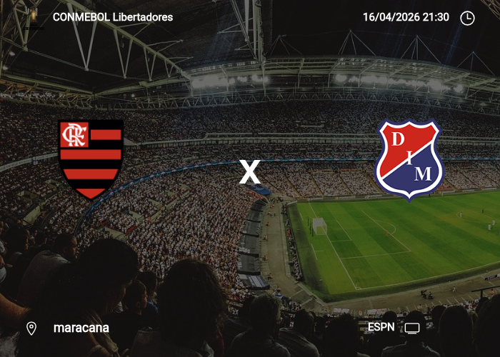 Flamengo x Independiente Medellin: Informações da partida | 16/04/2026