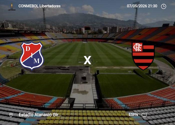 Independiente Medellin x Flamengo: Informações da partida | 07/05/2026