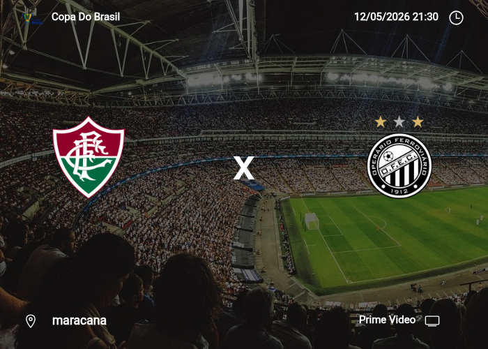 Fluminense x Operario-PR: Informações da partida | 12/05/2026