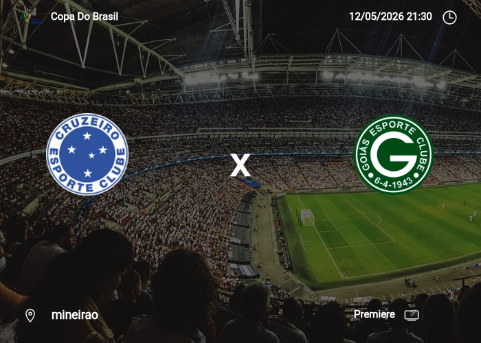 Cruzeiro x Goias: Informações da partida | 12/05/2026