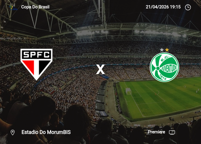 Sao Paulo x Juventude: Informações da partida | 21/04/2026