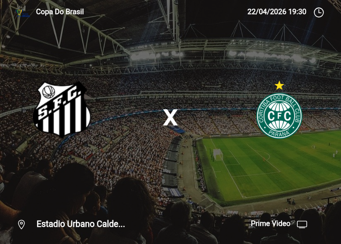 Santos x Coritiba: Informações da partida | 22/04/2026
