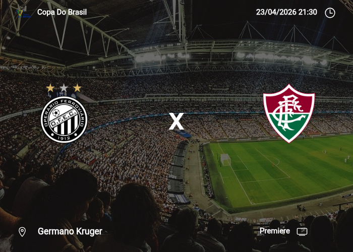 Operario-PR x Fluminense: Informações da partida | 23/04/2026