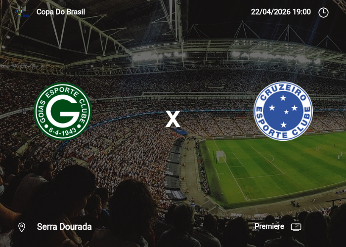 Goias x Cruzeiro: Informações da partida | 22/04/2026