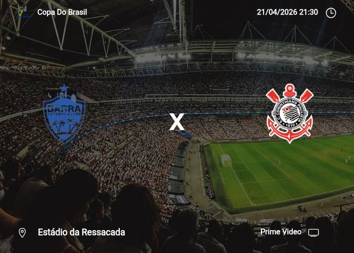 Barra x Corinthians: Informações da partida | 21/04/2026